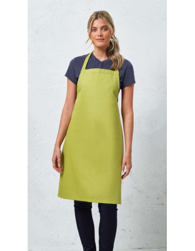 PRE-PR102-Organic Cotton Bib Apron (No Pocket)